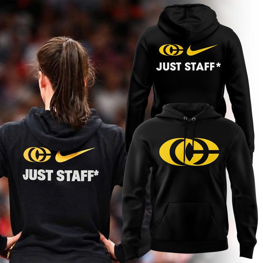 Caitlin Clark Iowa Hawkeyes Women's Basketball Just Staff Hoodie