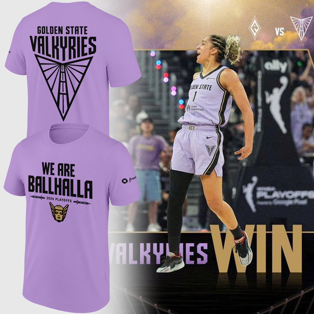 Golden State Valkyries Ballhalla Loud T-shirt