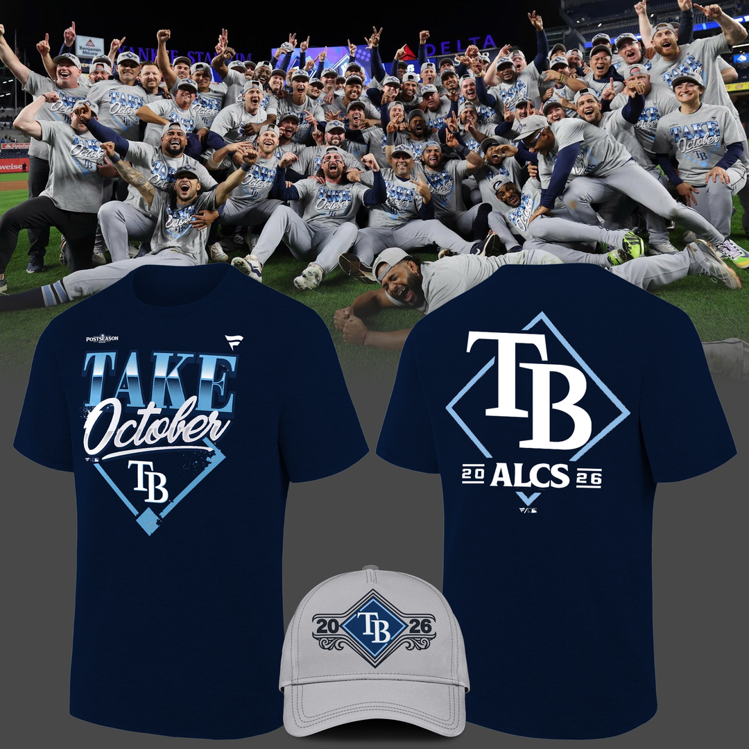 Tampa Bay Rays 2026 MLB Division Series Champions Distressed Locker Room Take October T-Shirt