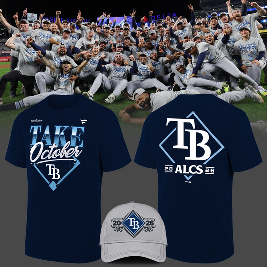 Tampa Bay Rays 2026 MLB Division Series Champions Distressed Locker Room Take October T-Shirt