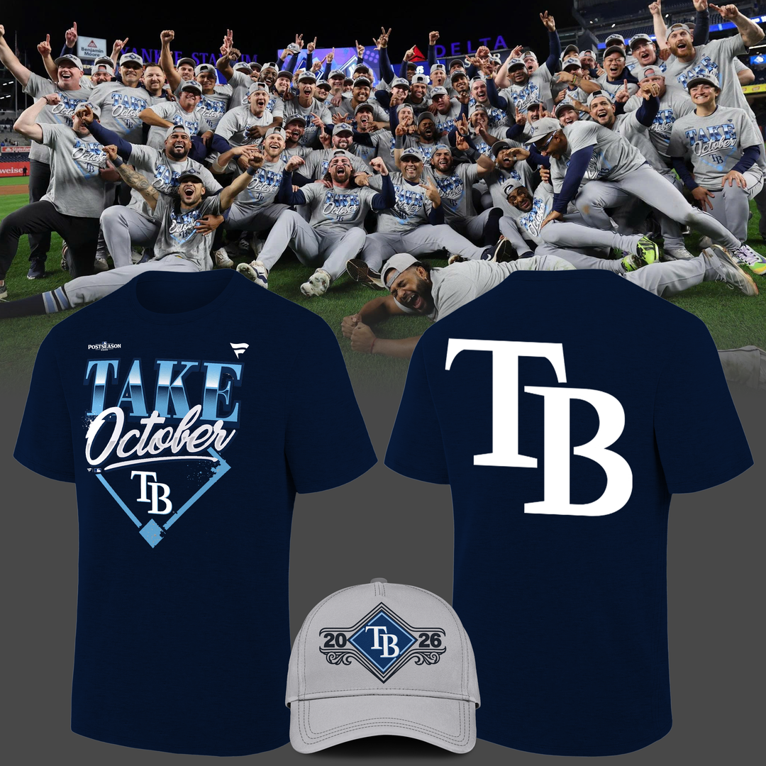 Tampa Bay Rays 2026 MLB Division Series Champions Distressed Locker Room Take October T-Shirt