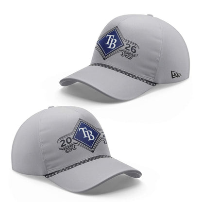 Tampa Bay Rays Gray 2026 MLB Division Series Champions Distressed Locker Room Take October Hoodie