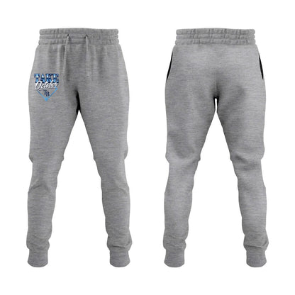 Tampa Bay Rays Gray 2026 MLB Division Series Champions Distressed Locker Room Take October Hoodie