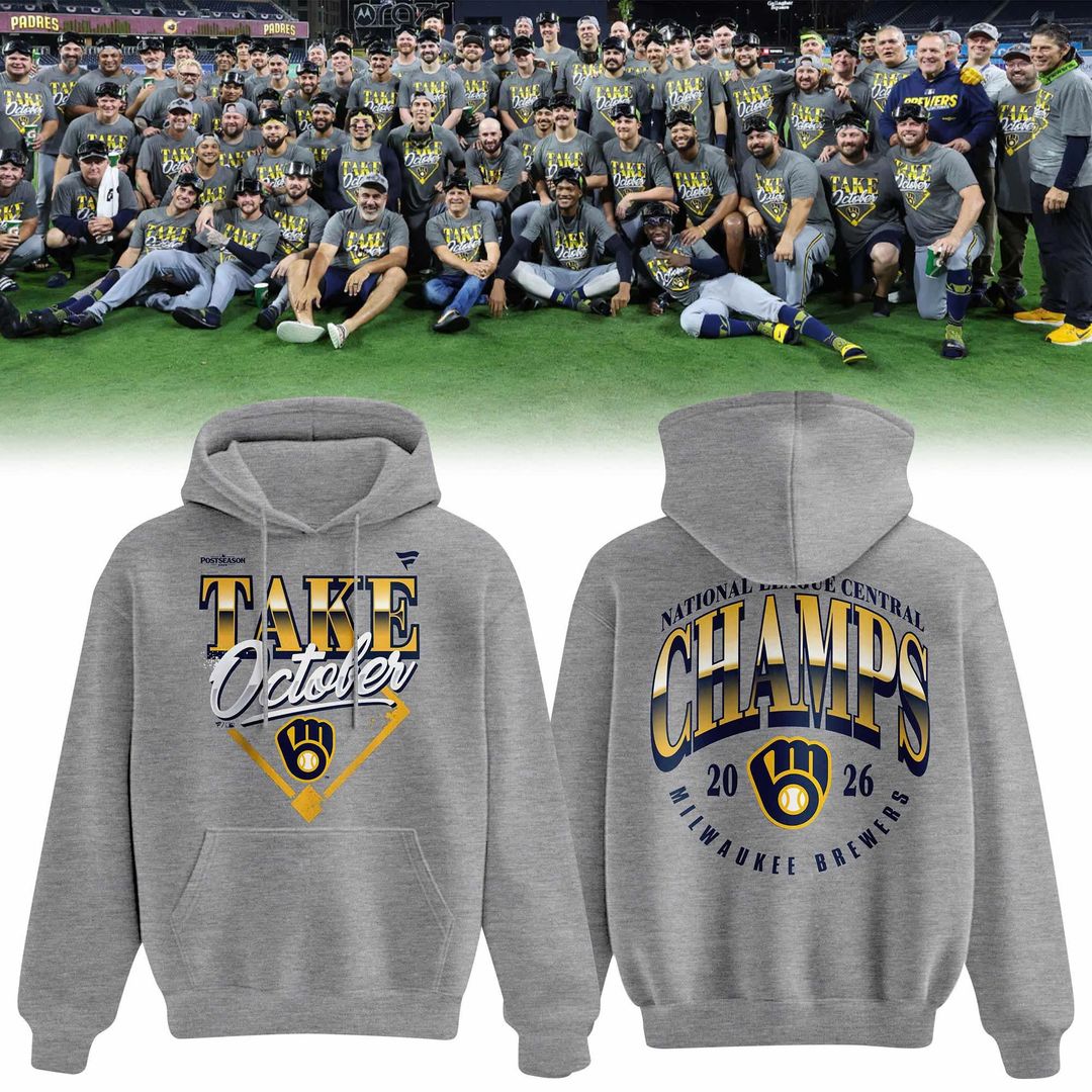 Milwaukee Brewers 2026 MLB Division Series Champions Take October Hoodie