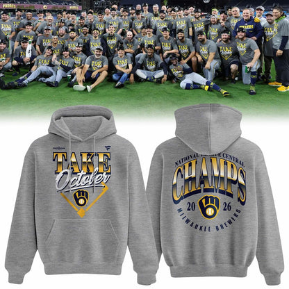 Milwaukee Brewers 2026 MLB Division Series Champions Take October Hoodie
