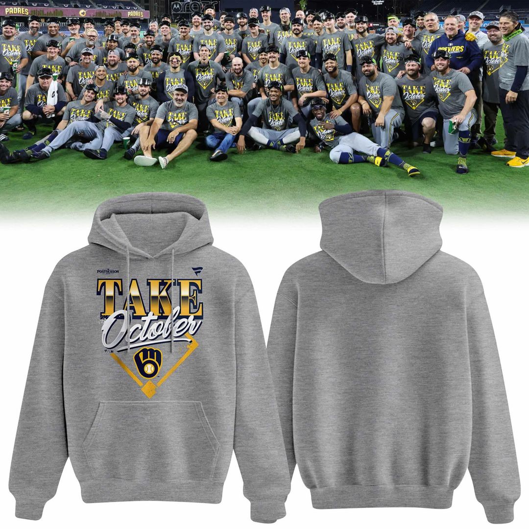 Milwaukee Brewers 2026 MLB Division Series Champions Take October Hoodie