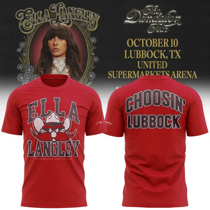 Texas Tech Red Raiders x Ella Langley-The Dandelion Tour 2026 Shirt
