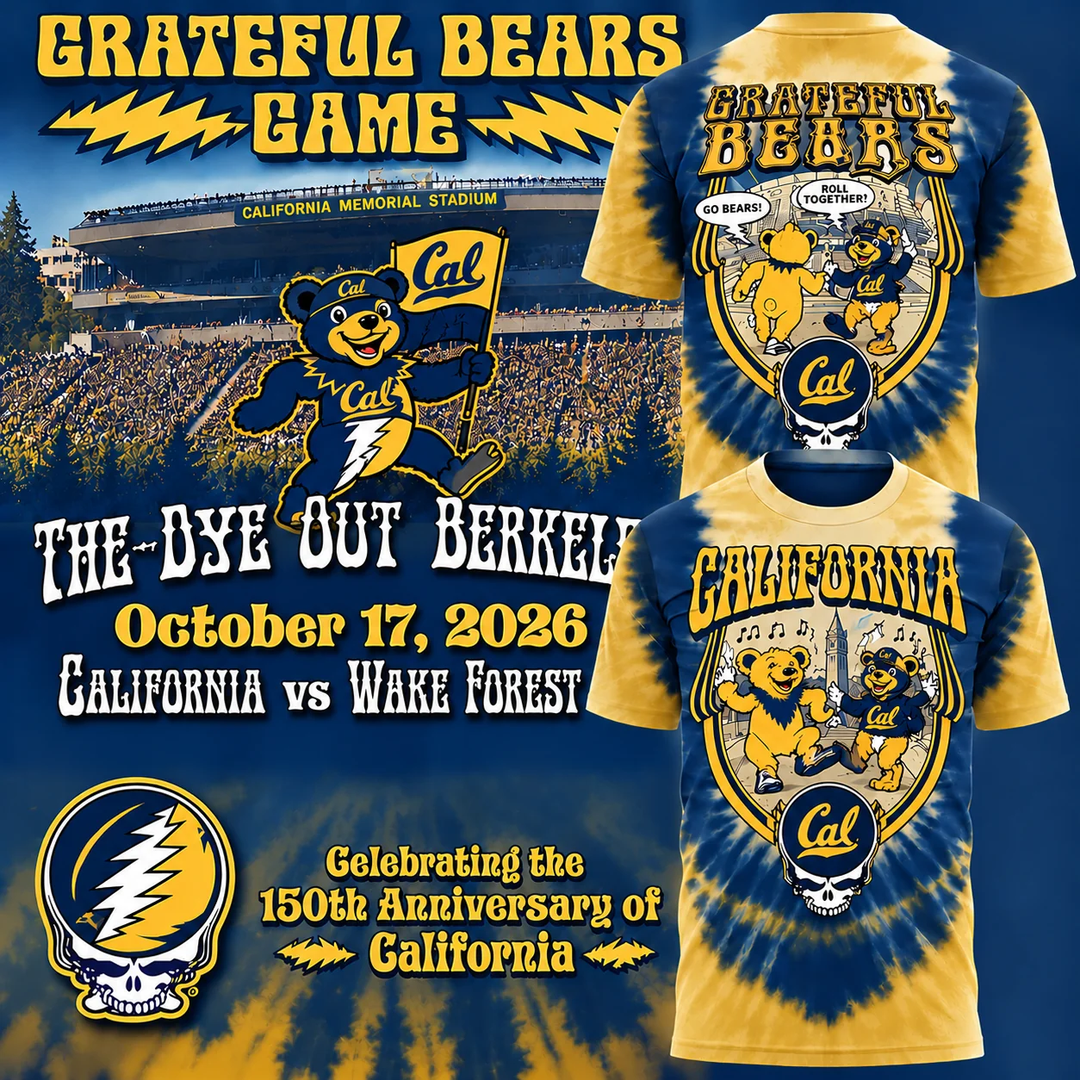 California Golden Bears Grateful Dead TShirt
