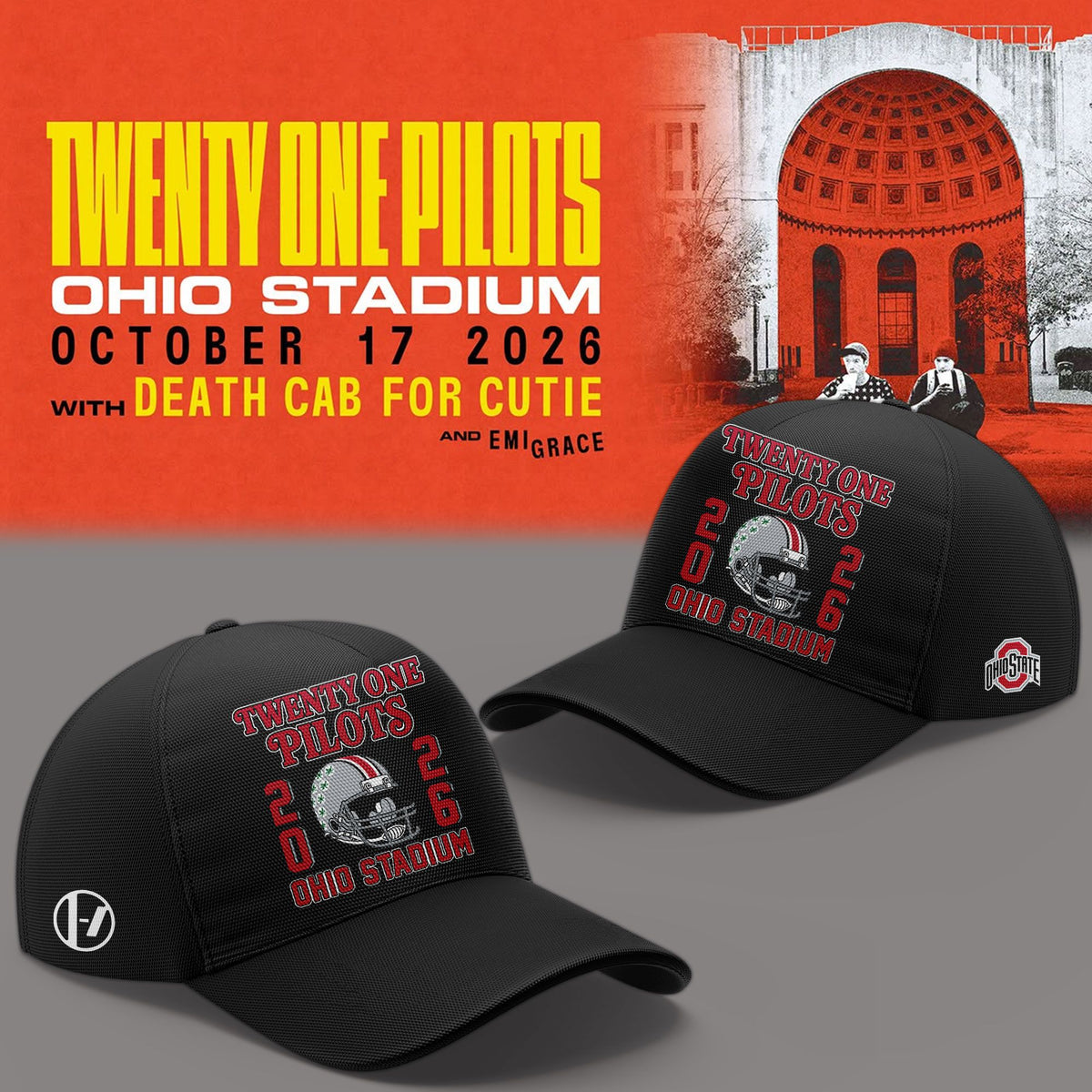 Exclusive 2026 Twenty One Pilots Live At Ohio Buckeyes Stadium Hoodie