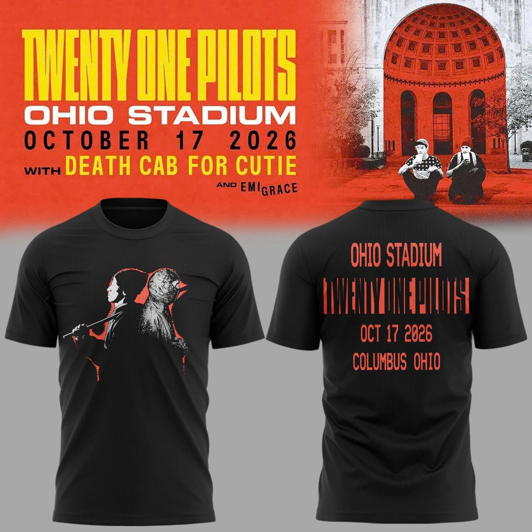 Ohio State Buckeyes Special 2026 Twenty One Pilots Live At Ohio Stadium T-Shirt