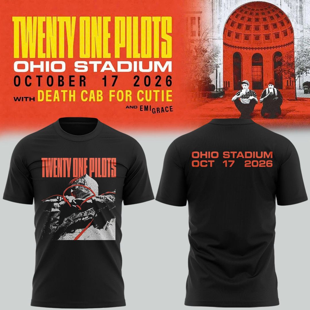 Ohio State Buckeyes Special 2026 Twenty One Pilots Live At Ohio Stadium T-Shirt