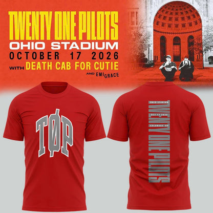 Ohio State Buckeyes Special 2026 Twenty One Pilots Live At Ohio Stadium T-Shirt
