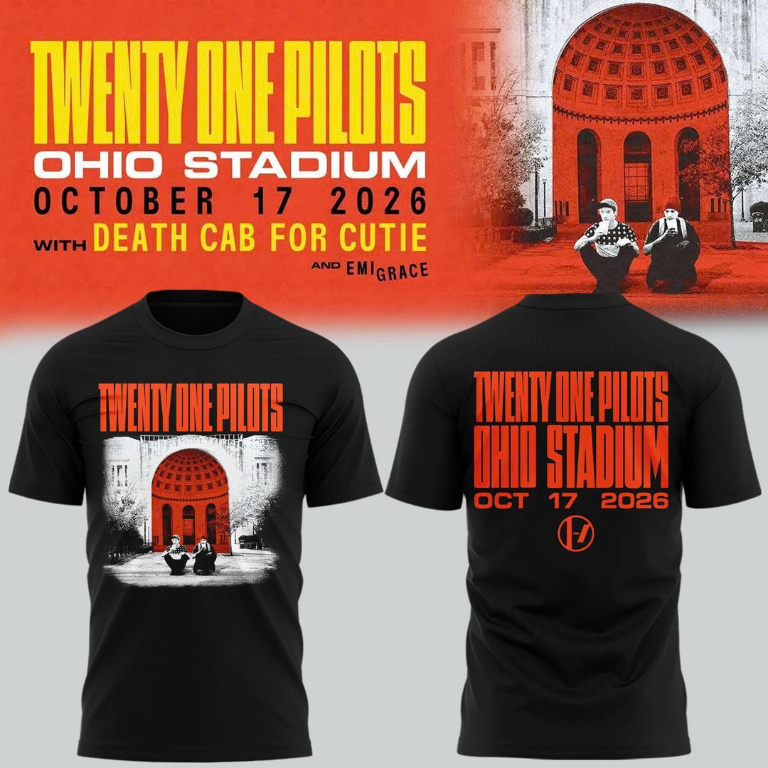 Ohio State Buckeyes Special 2026 Twenty One Pilots Live At Ohio Stadium T-Shirt