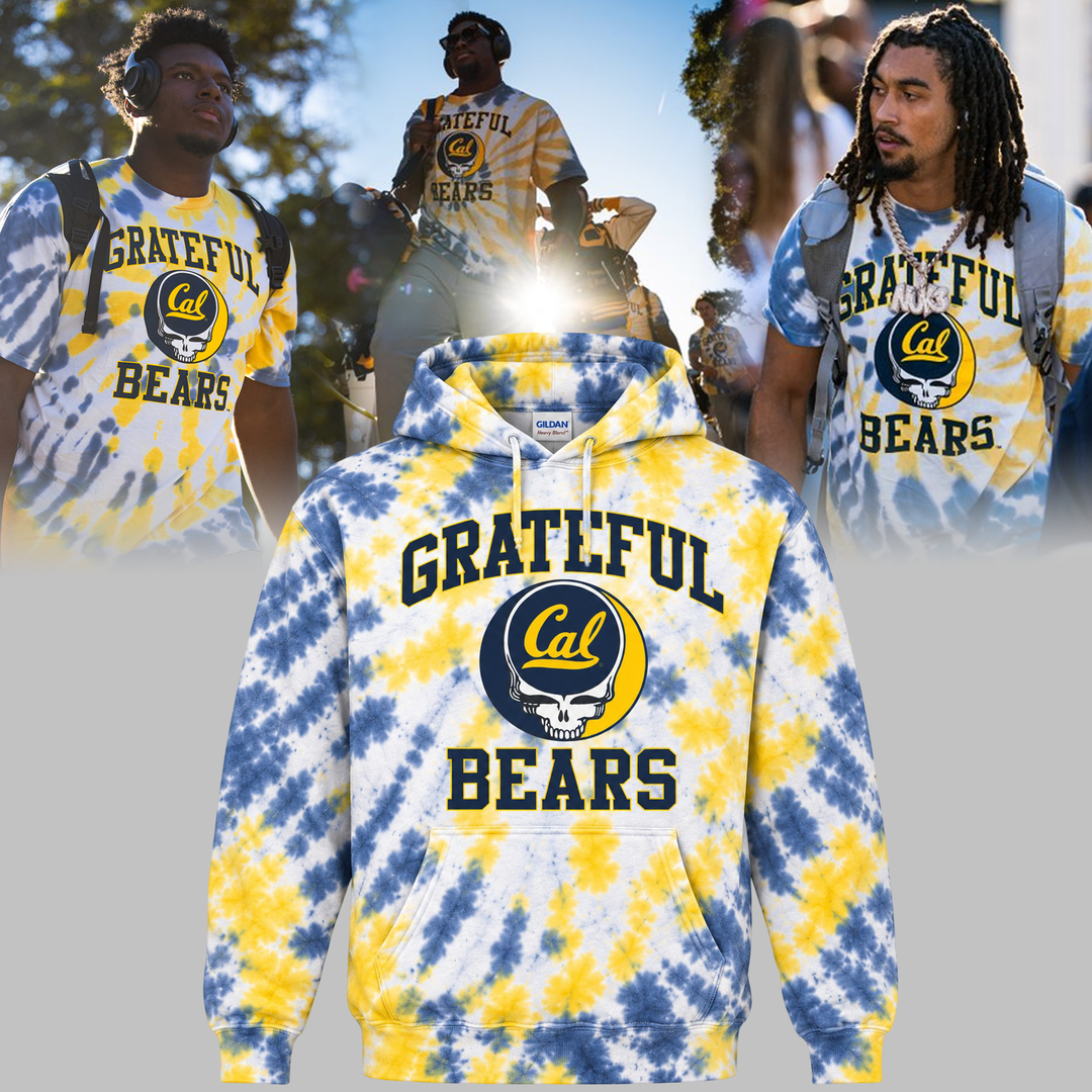 2026 Special Edition Hoodie Blue & Gold California Golden Bears x Grateful Dead