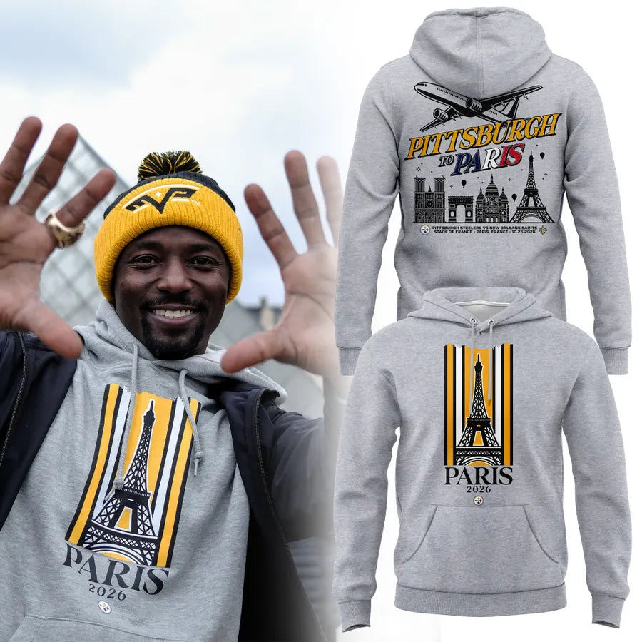Steelers 2026 NFL Paris Game Special Hoodie
