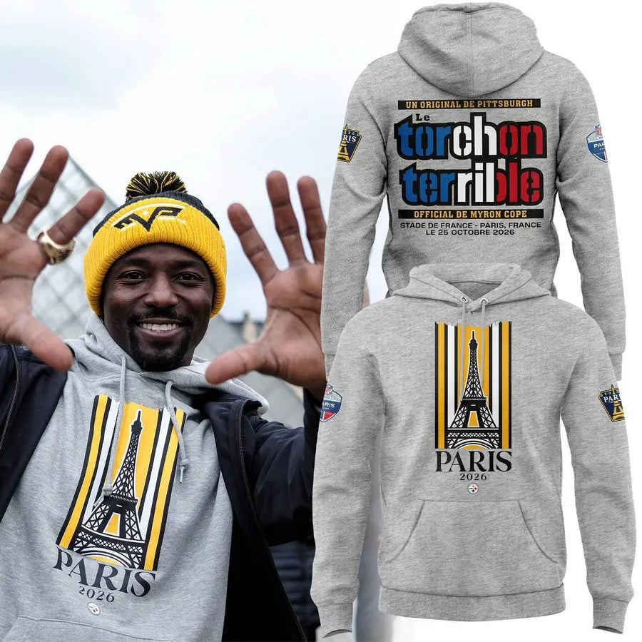 Steelers 2026 NFL Paris Game Special Hoodie