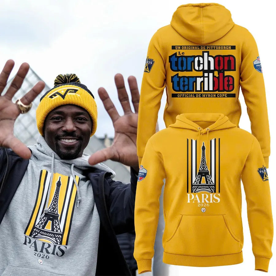 Steelers 2026 NFL Paris Game Special Hoodie