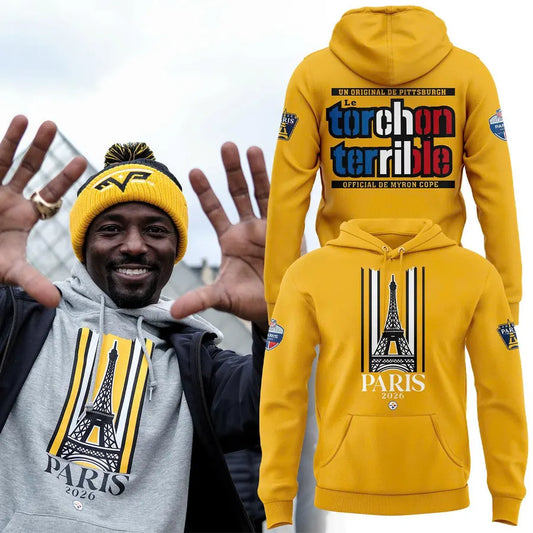 Steelers 2026 NFL Paris Game Special Hoodie