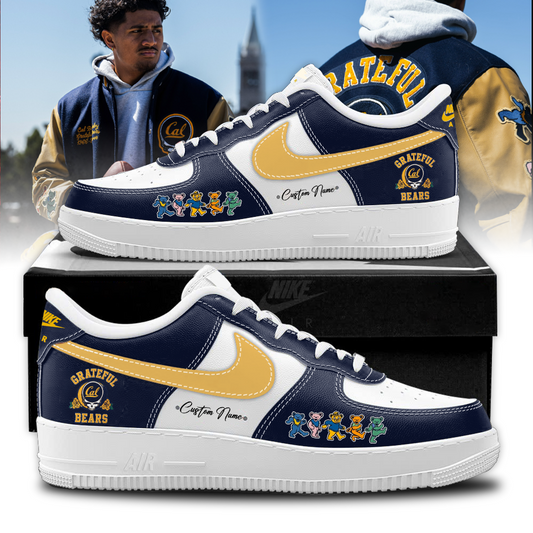 California Golden Bears Grateful Dead AF1 Shoes