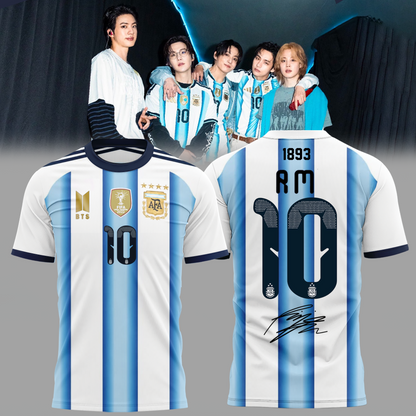 Argentina National Football Club x BTS WORLD TOUR ‘ARIRANG’ Limited Edition Signature – Shirt