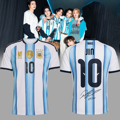 Argentina National Football Club x BTS WORLD TOUR ‘ARIRANG’ Limited Edition Signature – Jersey