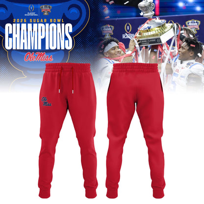 Ole Miss Rebels 2026 Sugar Bowl Champions Hoodie