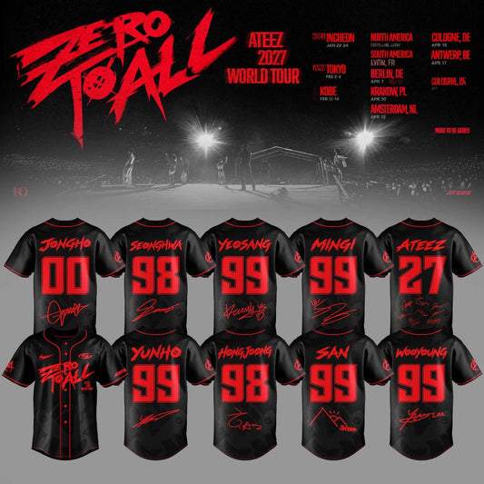 Ateez VR Concert Light The Way “ Limited Jersey