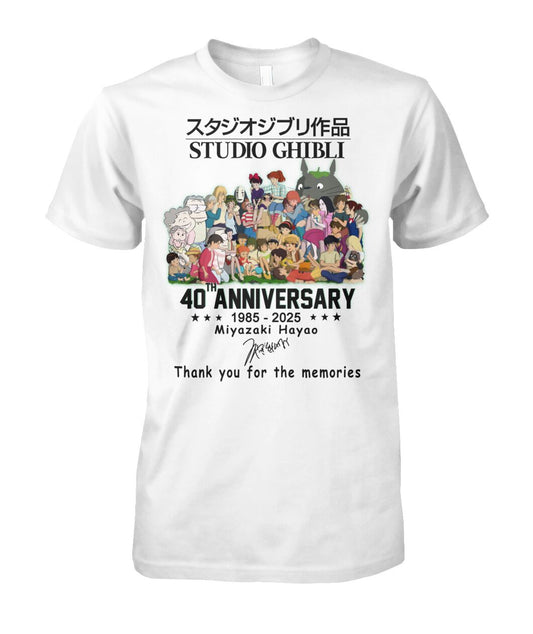 Limited Edition Studio Ghibli 40th Anniversary 1985-2025 Shirt