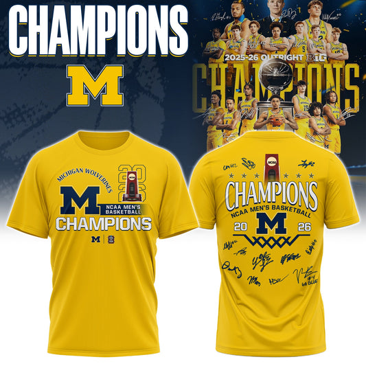 ðŸ†ï¸Michigan Wolverines “ 2026 National Champions T Shirt