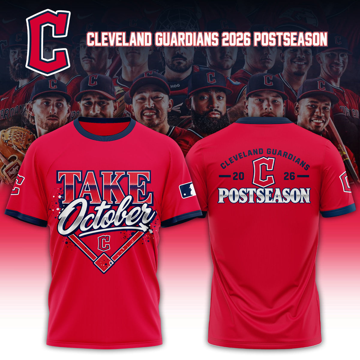 CLE 2026 Take October Tshirt Limited Edition Red