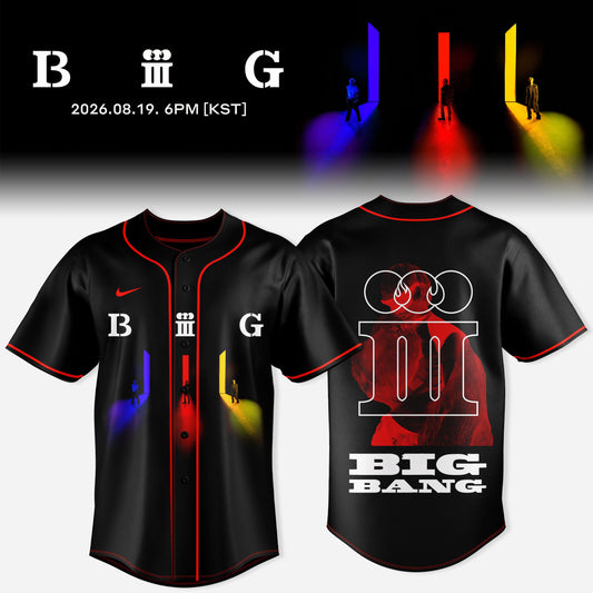Big Bang 20th Anniversary Baseball Jersey