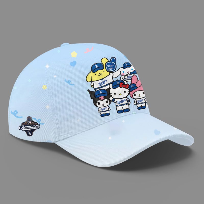 2025 HELLO KITTY x DODGERS CHAMPIONS Tshirt