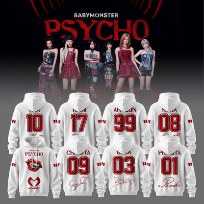 BABYMONSTER : PSYCHO [ WE GO UP] Album 2025 Limited “ Hoodie