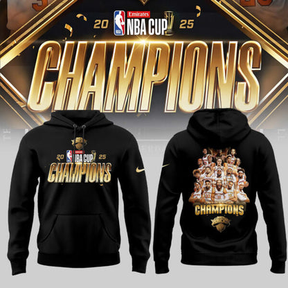 New York Knicks 2025 NBA Cup Champions Hoodie Limited Edition