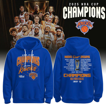 New York Knicks 2025 NBA Cup Champions Hoodie Limited Edition 2