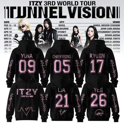 ITZY 3RD WORLD TOUR TUNNEL VISION Hoodie