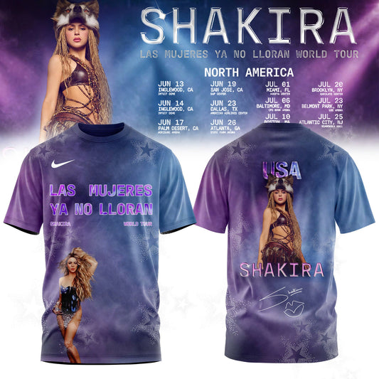 Las Mujeres Ya No Lloran World Tour 2026 Edition Tee