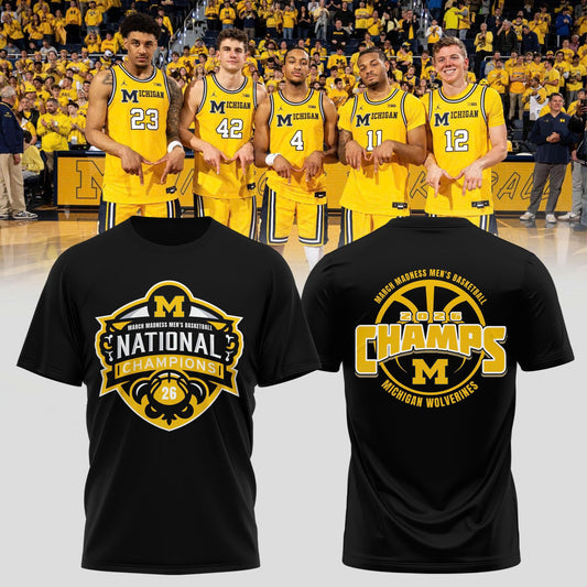 ðŸ†ï¸Michigan Wolverines “ 2026 National Champions T Shirt