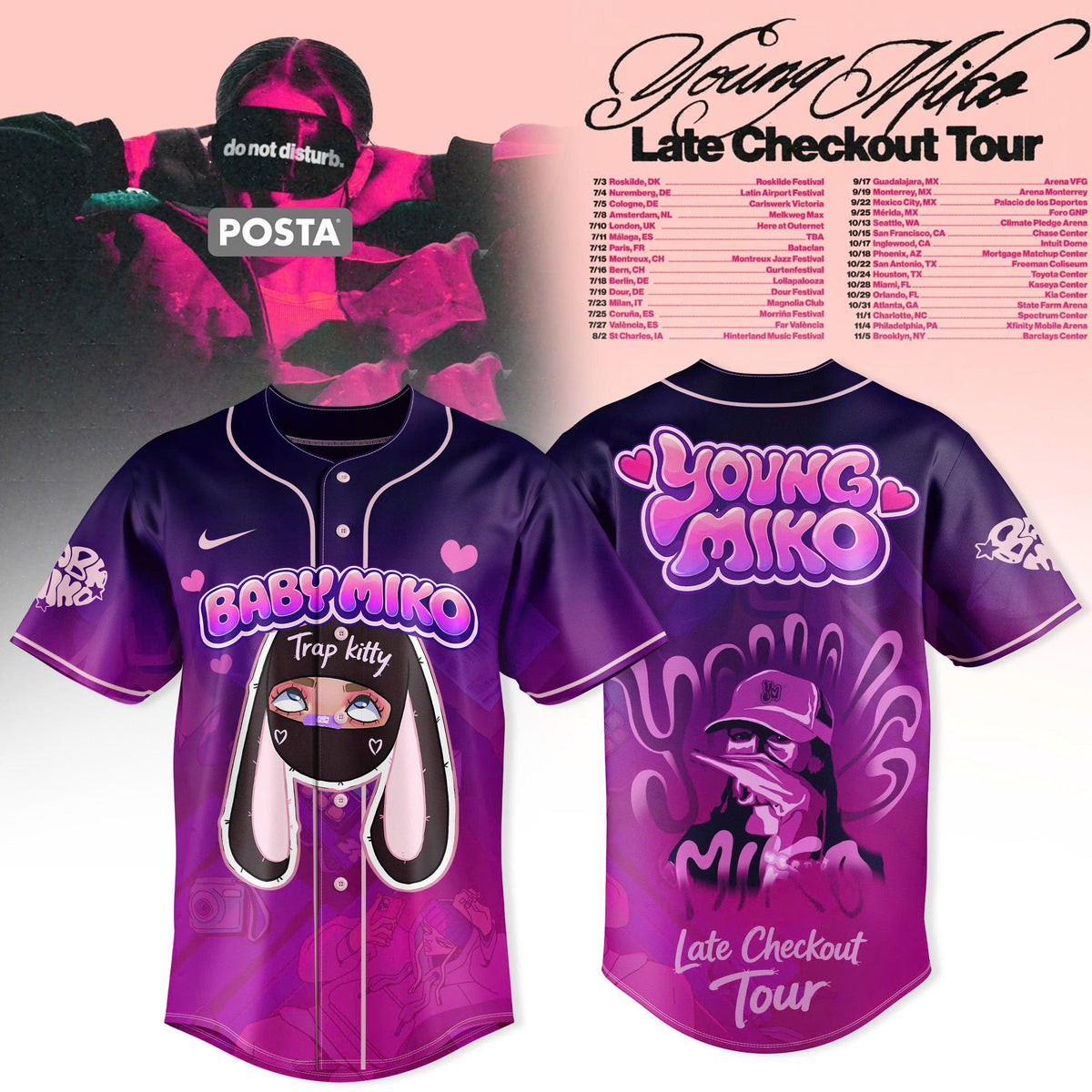 Late Checkout Tour 2026 Edition Jersey