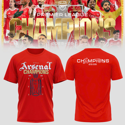 Arsenal Champions NHA 25/26 Edition Tshirt