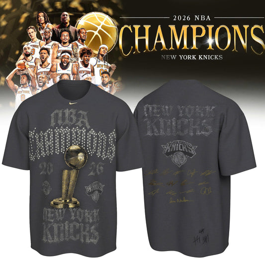 New York Knicks Basketball NBA Rings Champions Tshirt