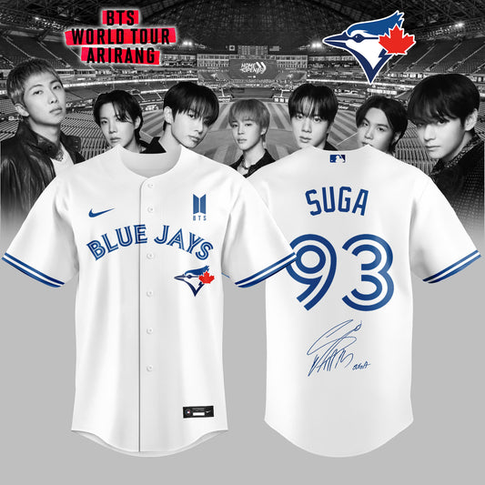 Toronto Blue Jays x BTS SUGA 93 World Tour 2026 Limited Edition Jersey