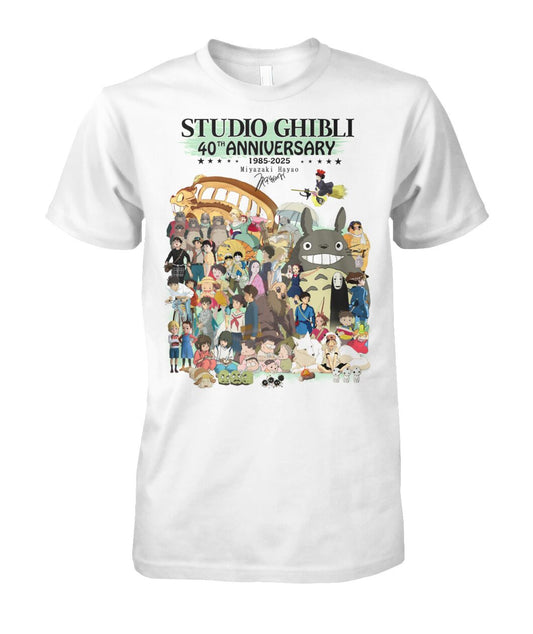 Limited Edition Studio Ghibli 40th Anniversary 1985-2025 Shirt